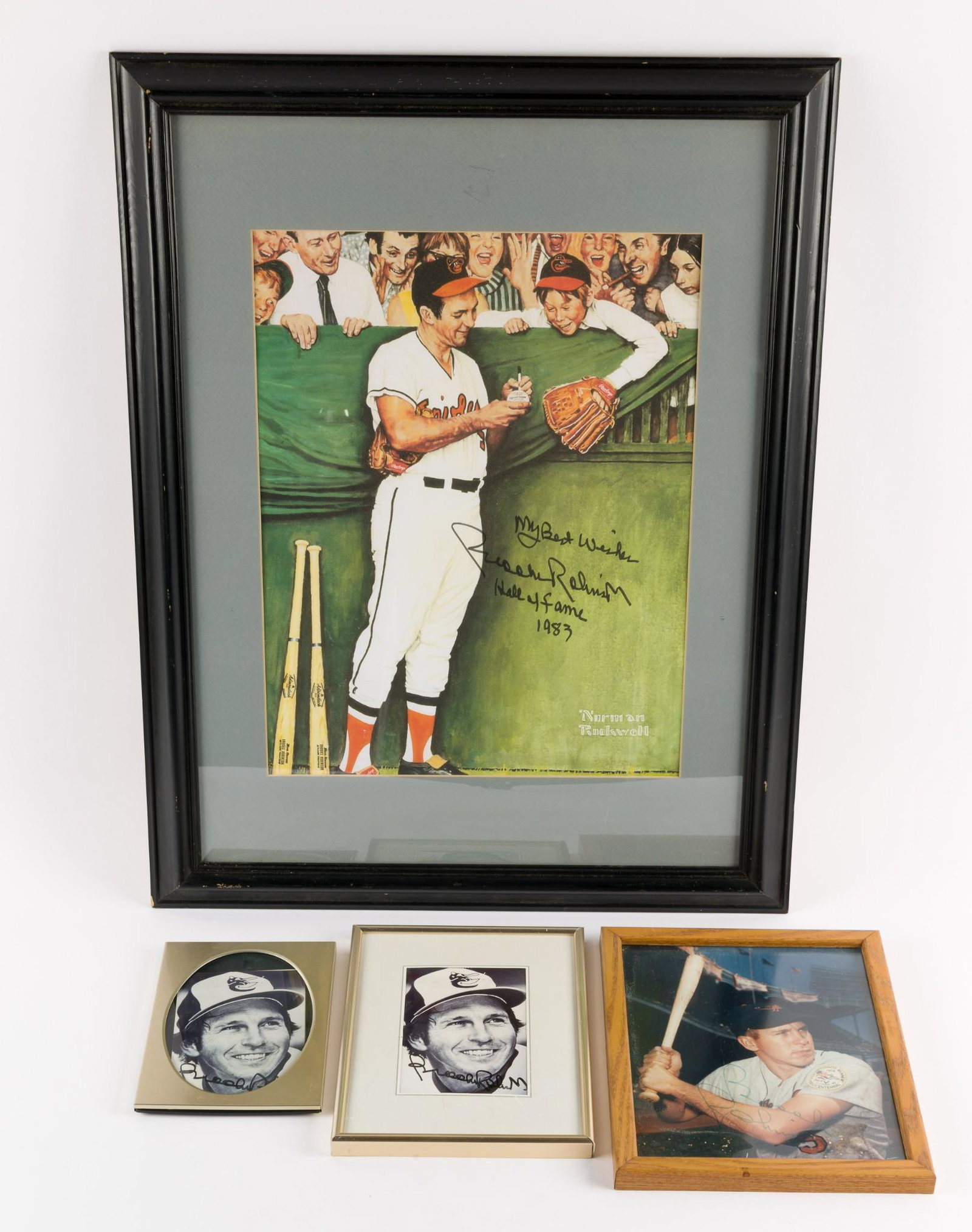 4 Brooks Robinson Autographed (1 of 9)