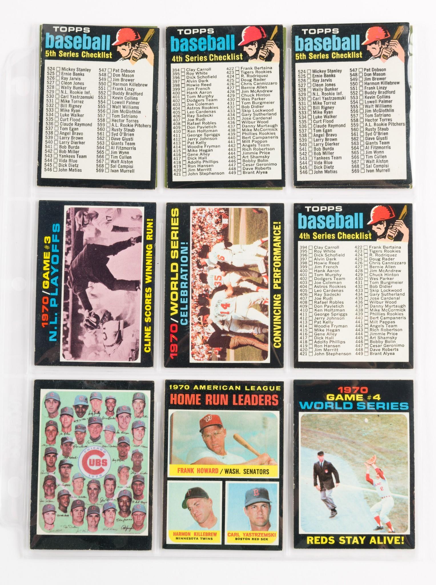 12 1971 Topps Baseball Cards (1 of 2)