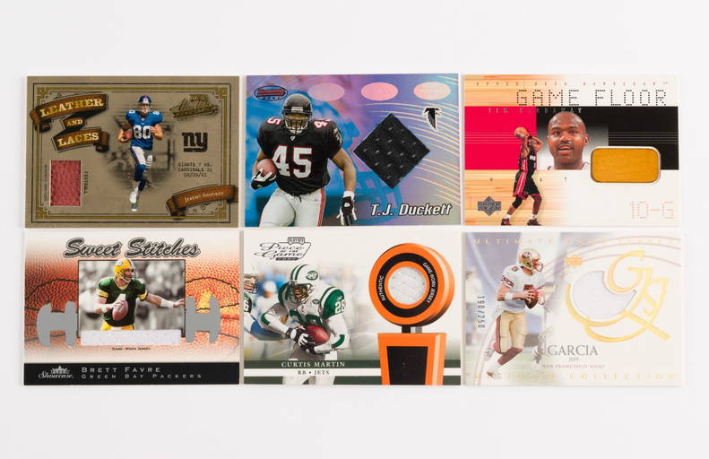 6 Football Jersey Cards