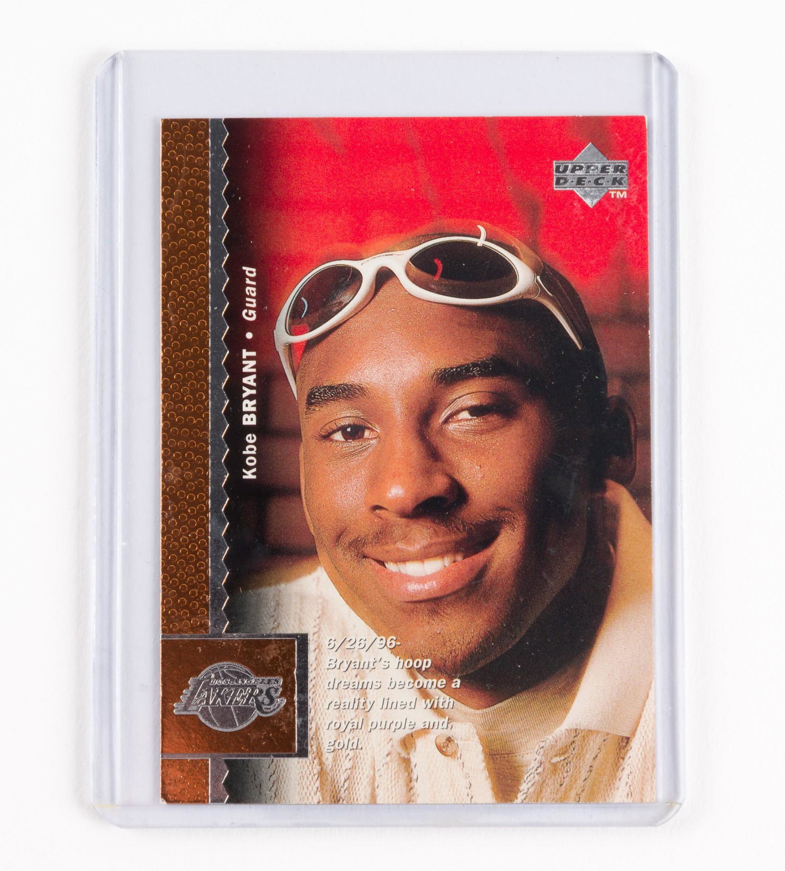 1996 Upper Deck Kobe Bryant (1 of 2)