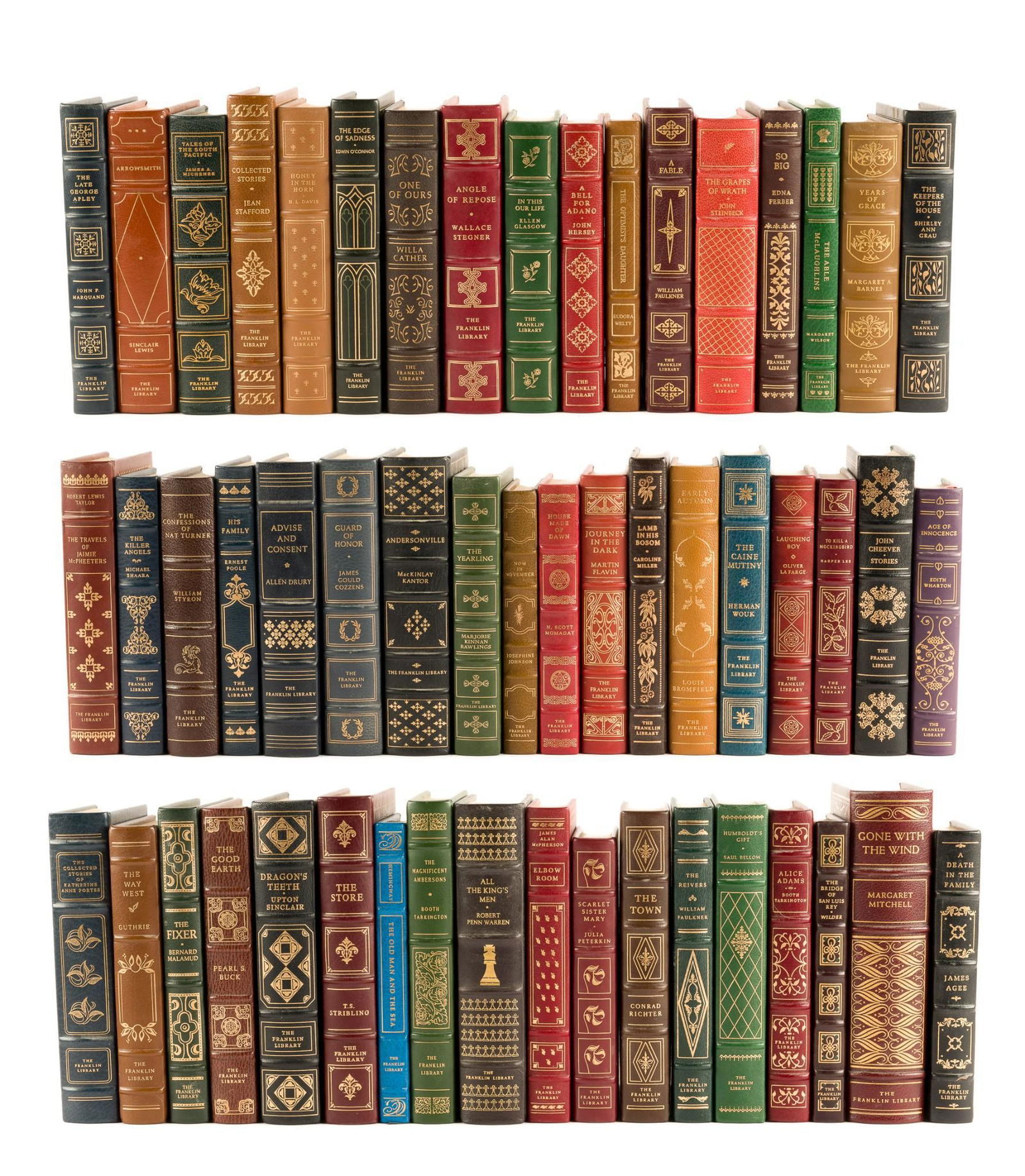 Collection Of 53 Franklin Library Hardcover Leather Volumes (1 of 15)