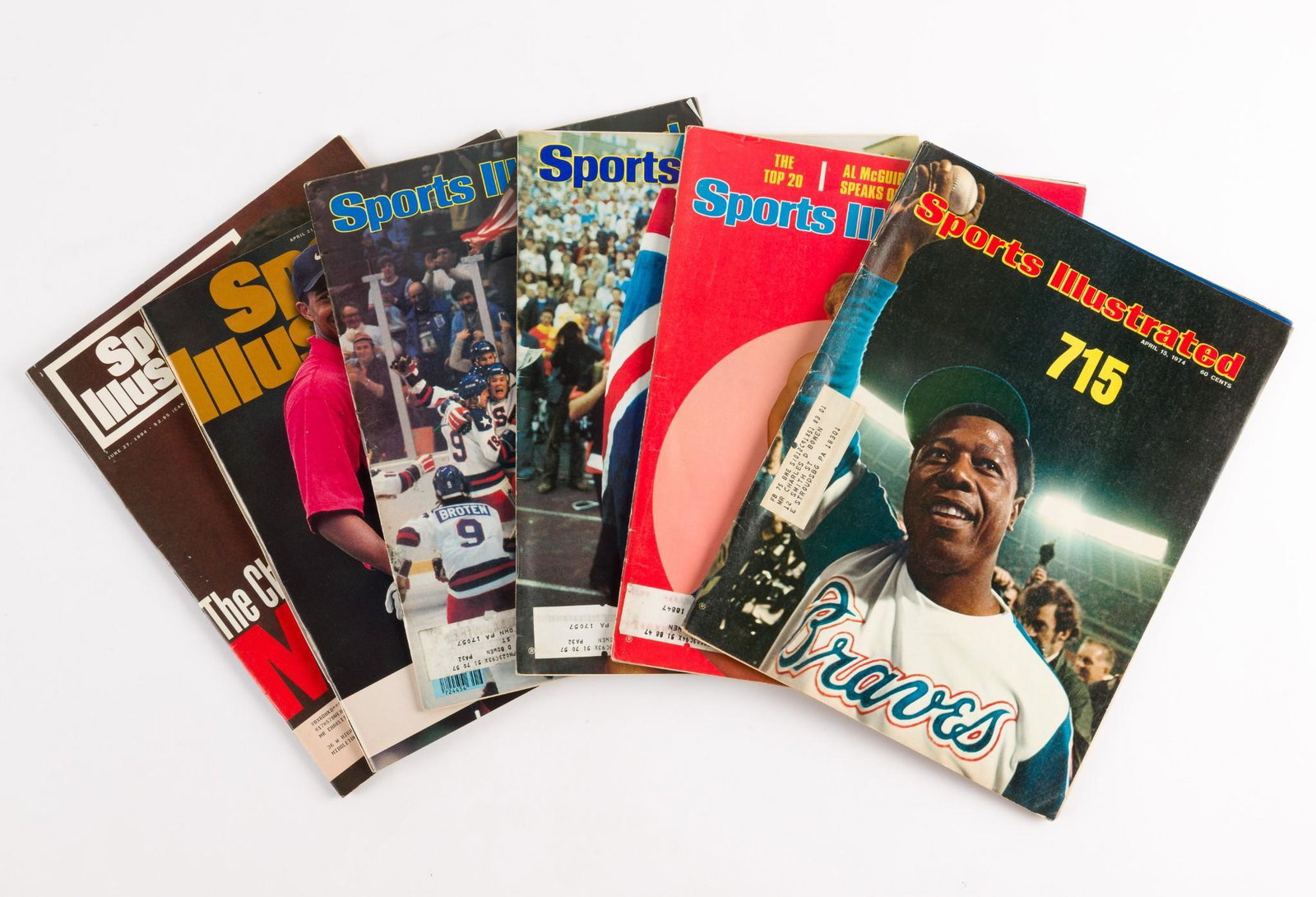 6 Sports Illustrated Magazines Incl. 1980 Miracle On Ice (1 of 4)