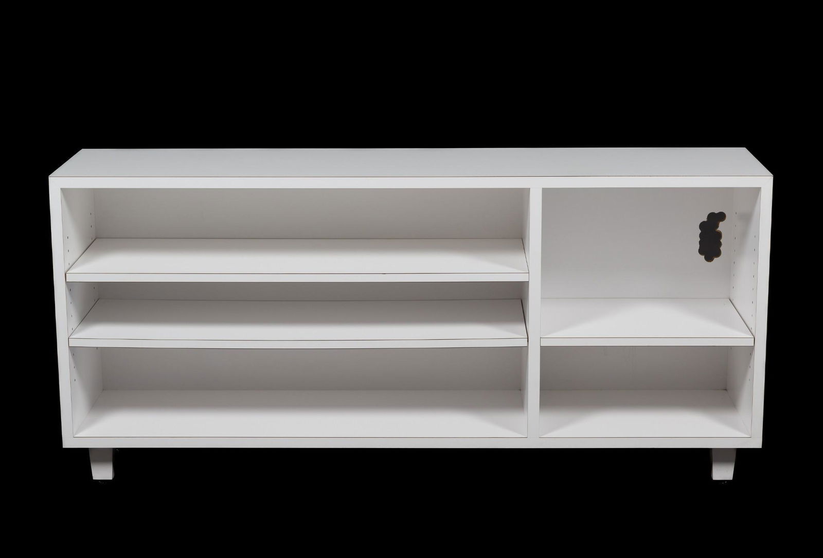 White Formica Bookshelf (1 of 8)