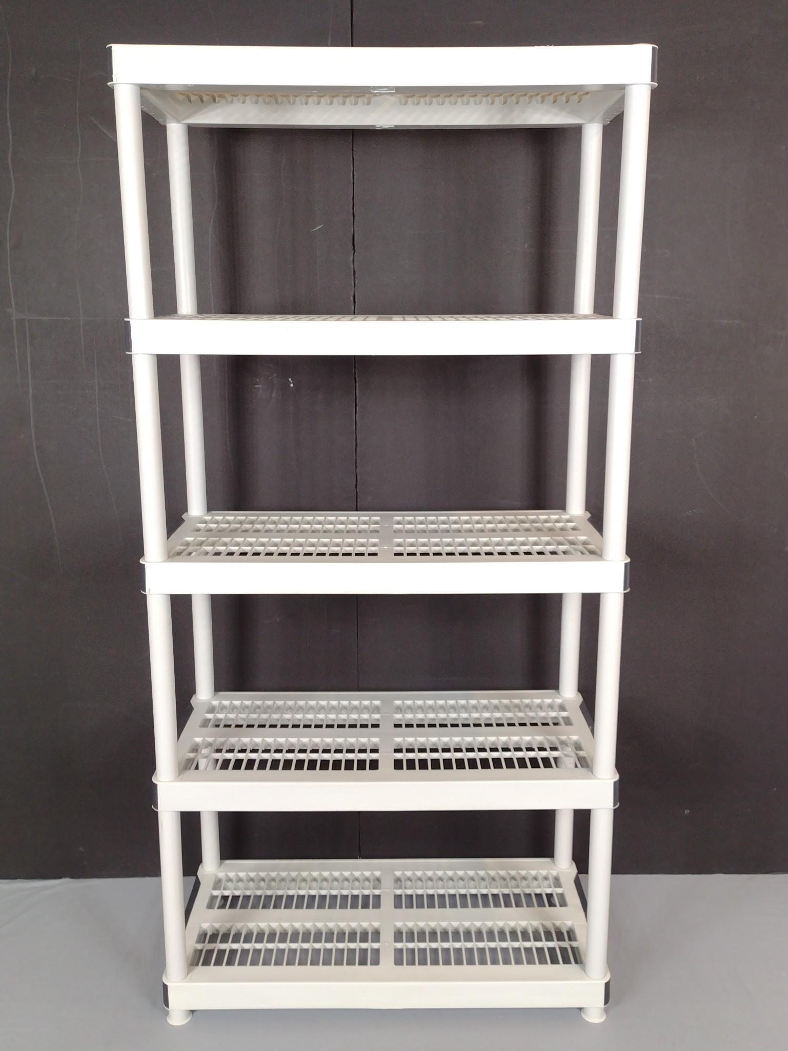 Keter Plastic Shelving Unit Auction