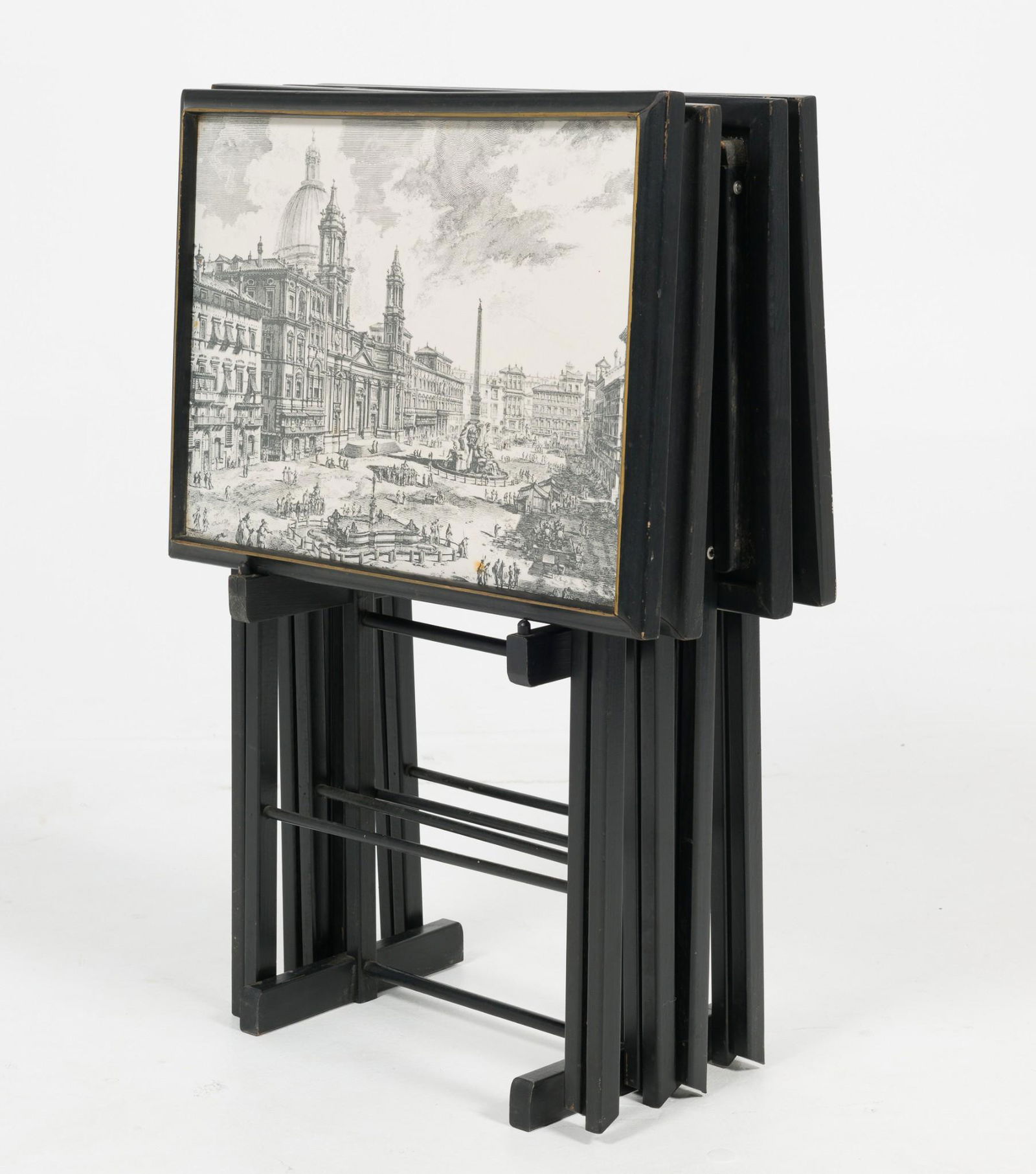 4 Artex Piranesi Rome Folding Tray Tables (1 of 8)