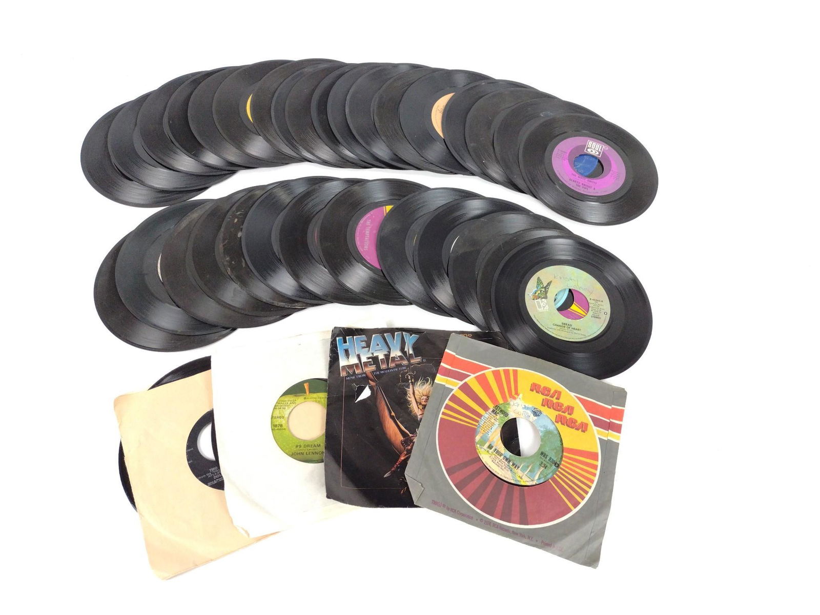 35 - 45s Records includes Classic Rock & Motown (1 of 5)