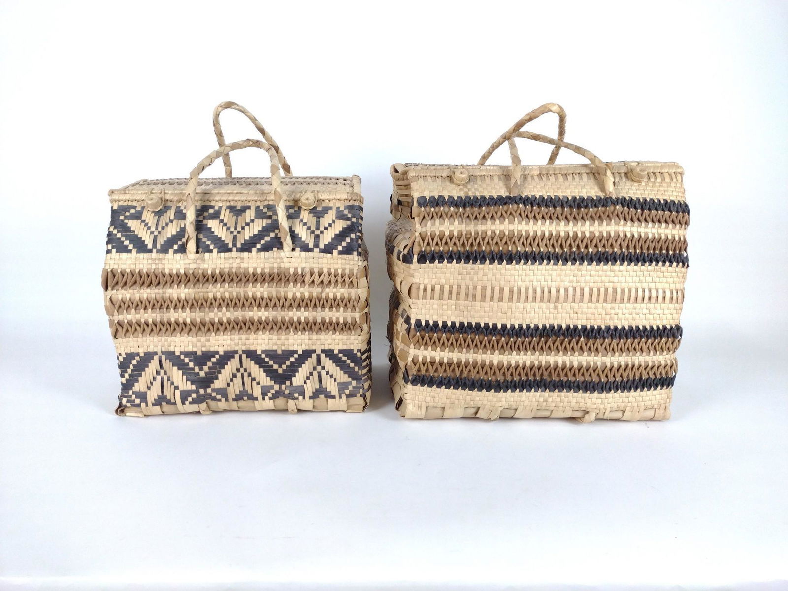 2 Woven Bag with Handles (1 of 4)