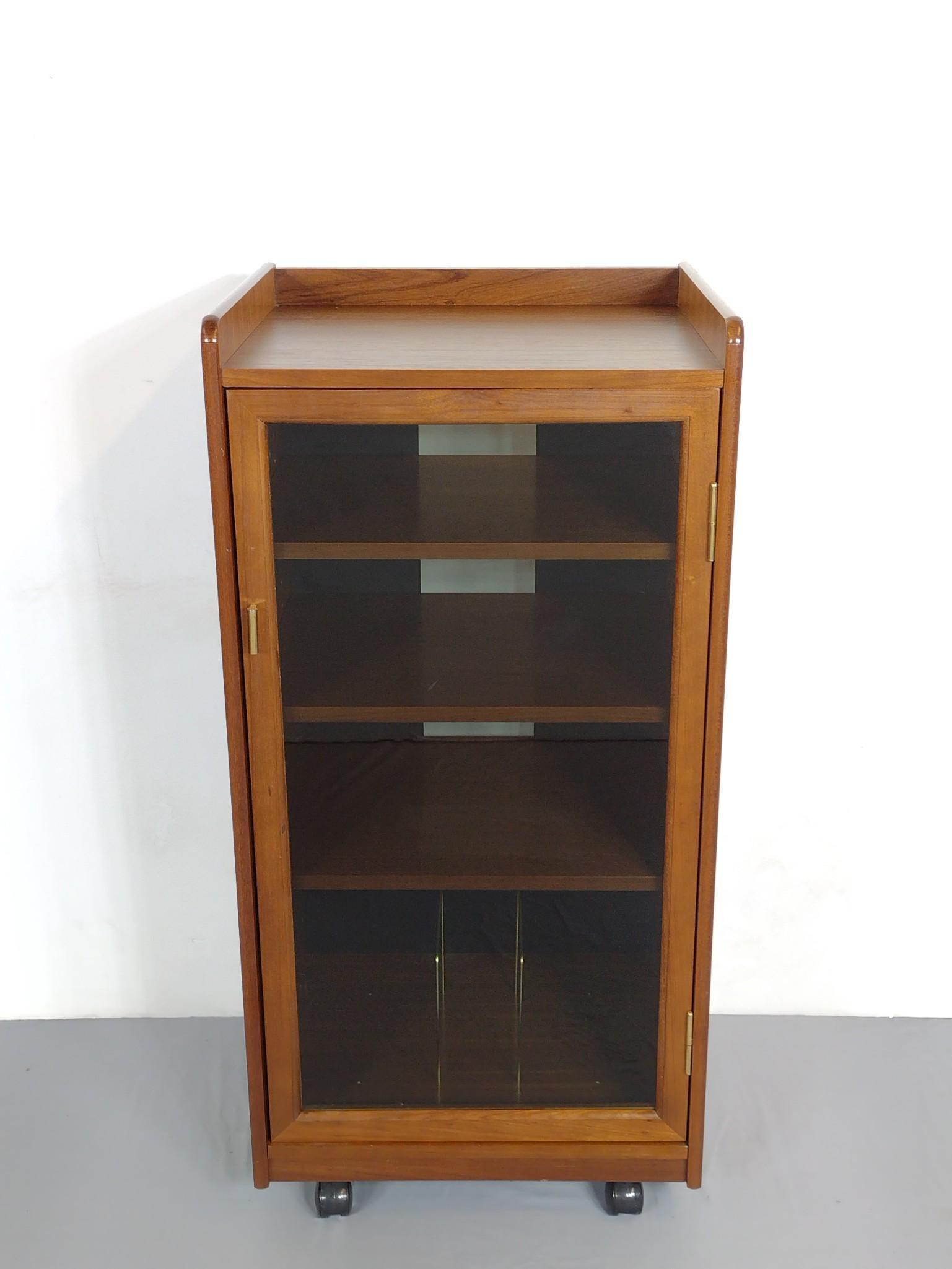 Hi-Fi Cabinet With Smoked Glass Door (1 of 5)