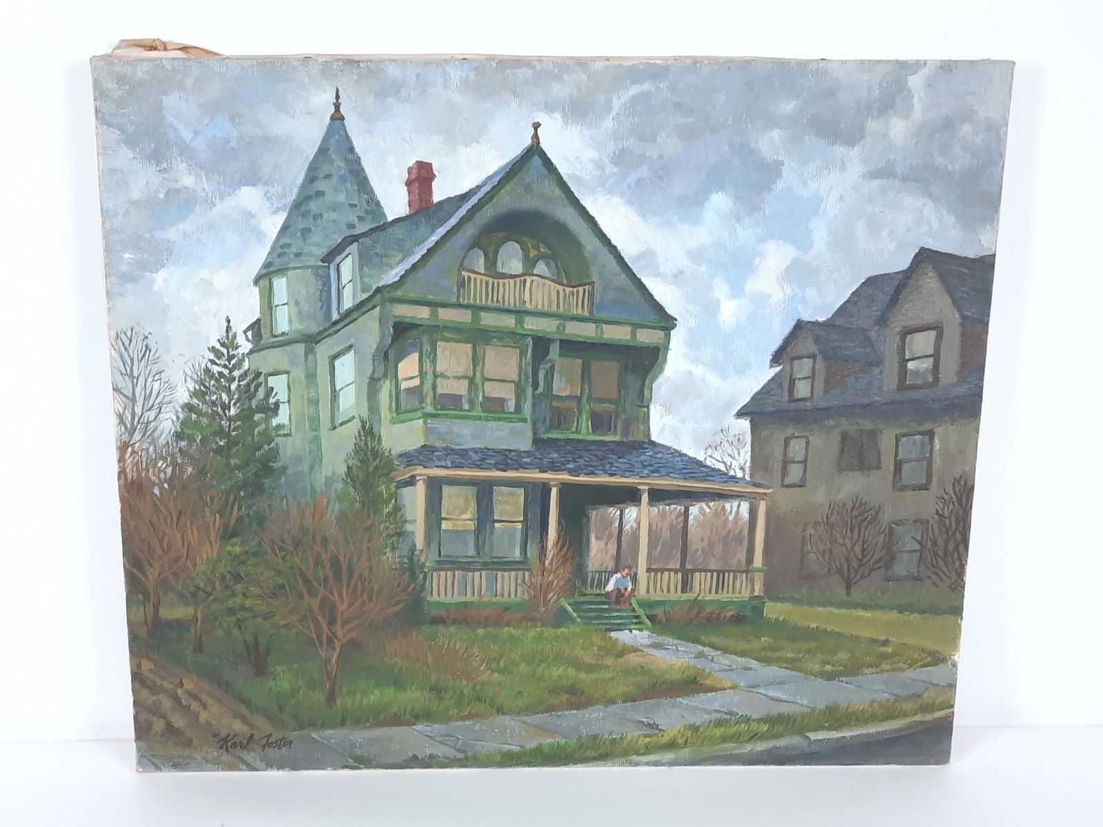 Karl Foster House with Sitting Man Painting (1 of 4)