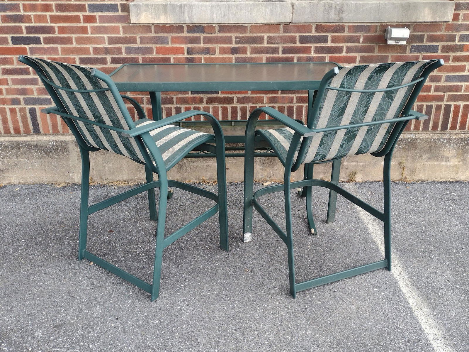 Outdoor High Top Table With Two Chairs (1 of 7)