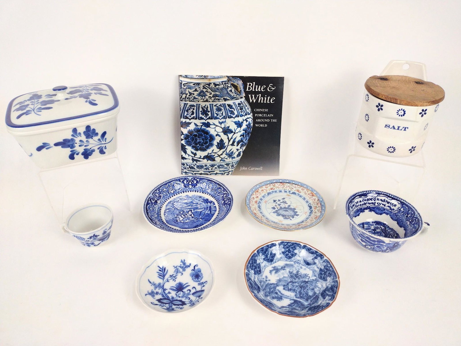 8 Pcs Blue + White Ceramics (1 of 5)