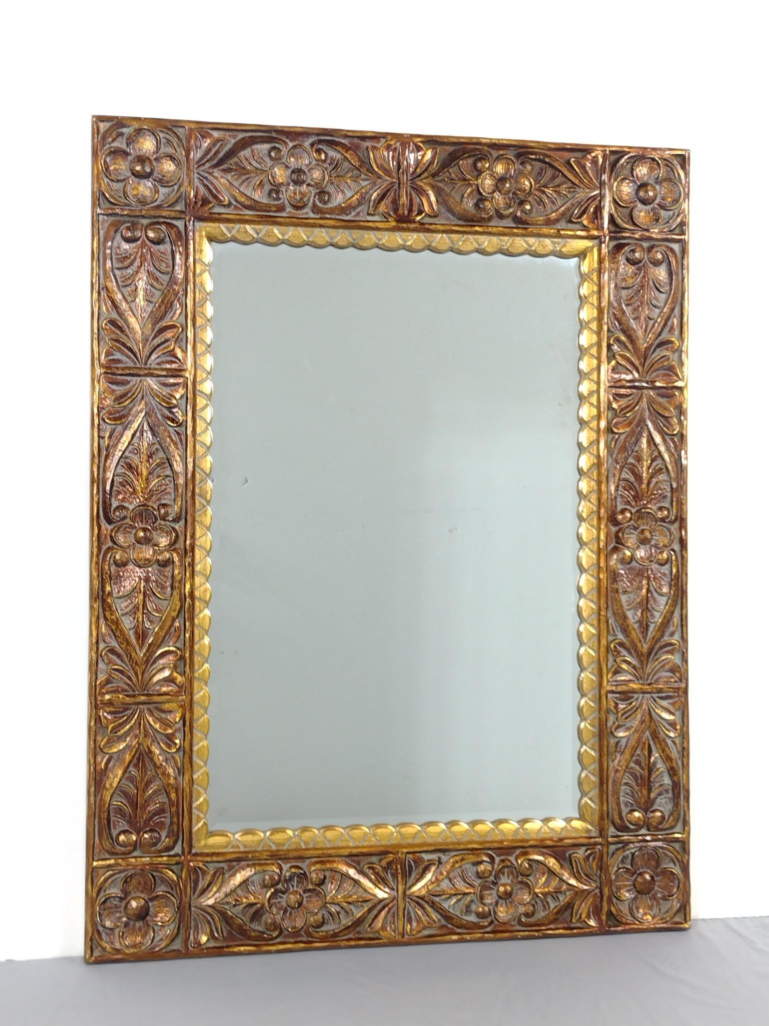 Gold Painted Wall Mirror (1 of 3)