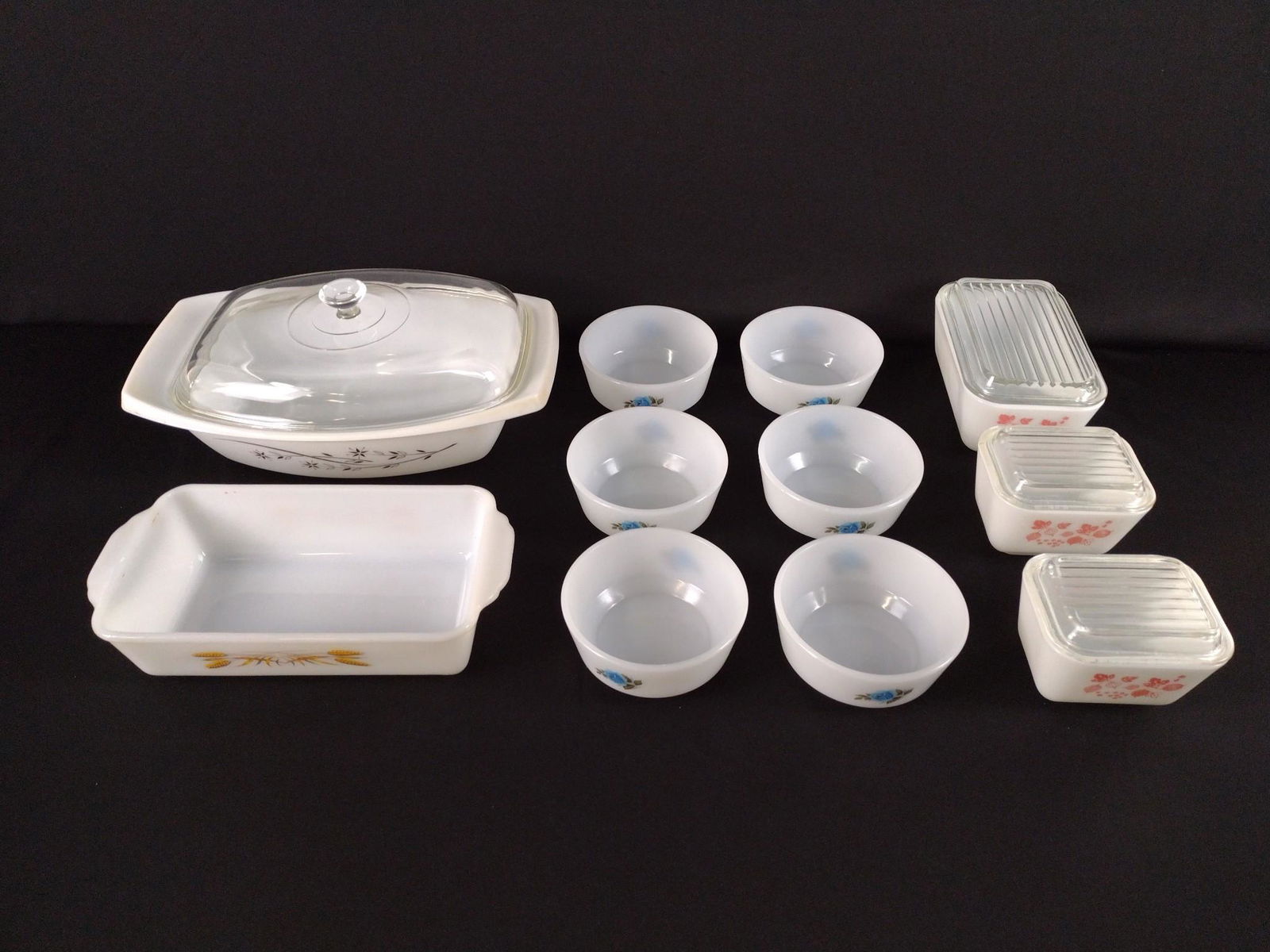 15 Pcs Pyrex + Phoenix Opalware (1 of 2)