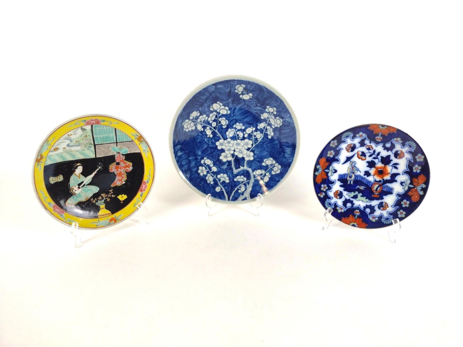 3 Japanese Ceramic Plates (1 of 7)