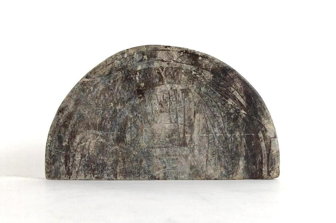 "BMT" signed Hardstone Sculpture: 1-1/2" wide x 1-1/4" deep x 6-1/2" high. BC IMPORTANT: Before bidding, please read the terms and conditions. When you registered for the auction you agreed to these terms and will be required to compl