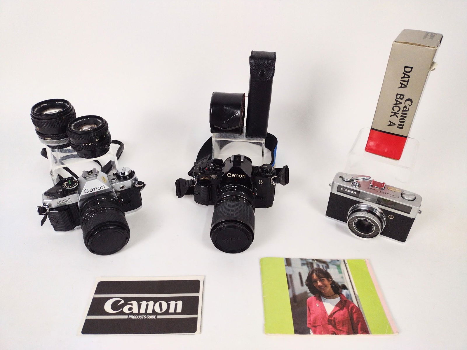 8 Cameras + Lenses incl Canon A-1 (1 of 20)
