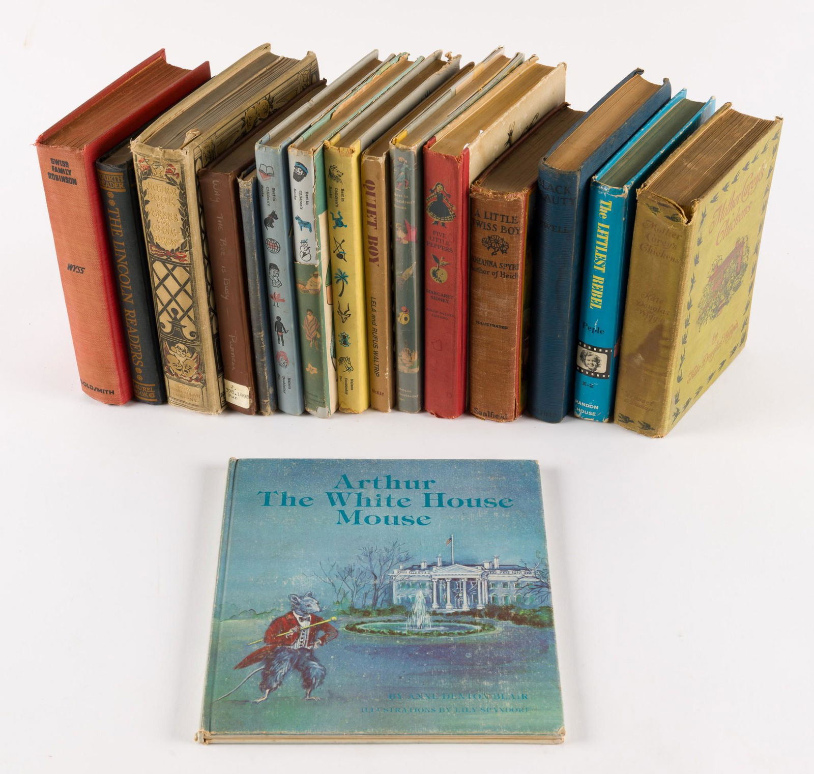 16 Assorted Antique & Vintage Children's Books Incl. Swiss Family Robinson (1 of 7)