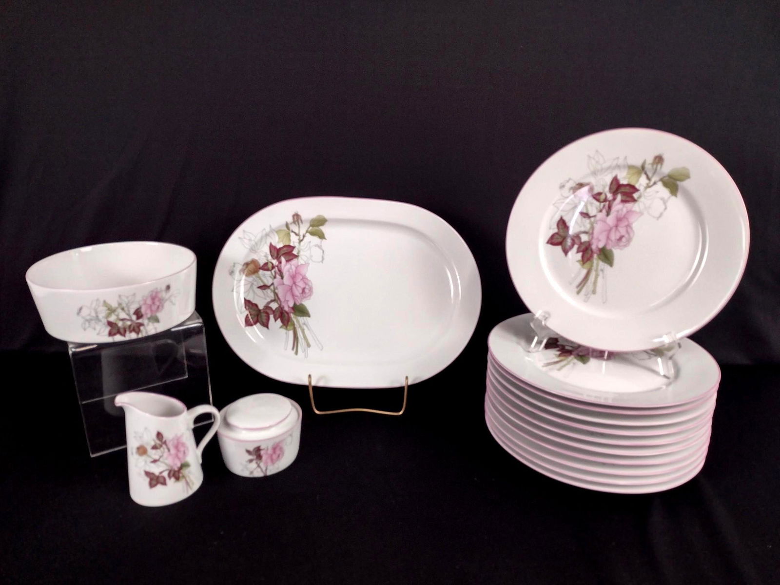 15 Pcs Block Spal Watercolors Dinnerware (1 of 3)