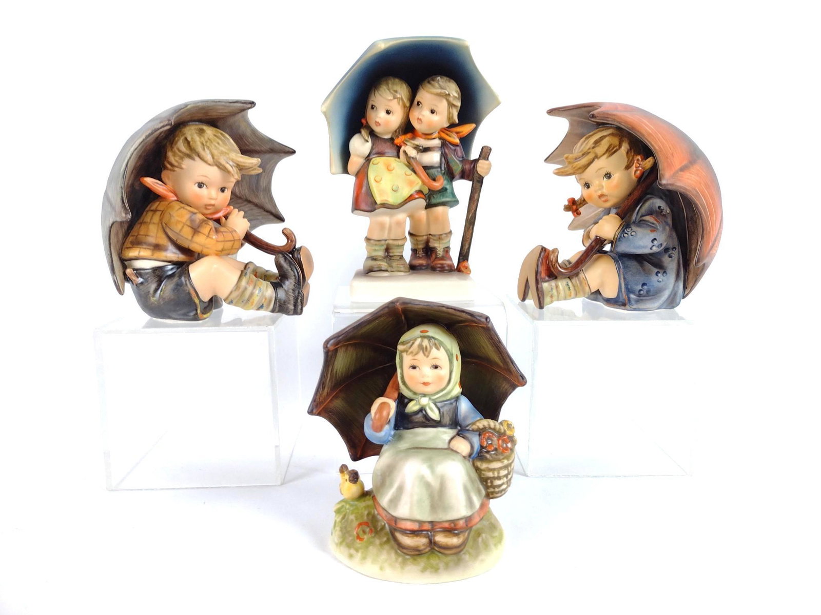 4 Umbrella Hummel Figurines (1 of 6)