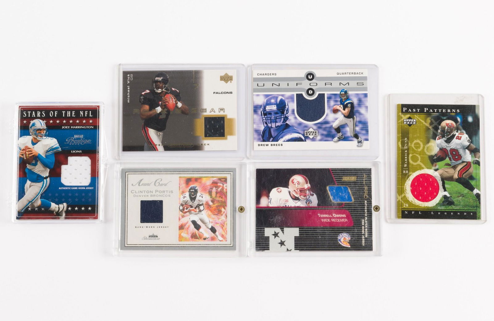 6 Football Jersey Cards Incl. Drew Brees (1 of 7)