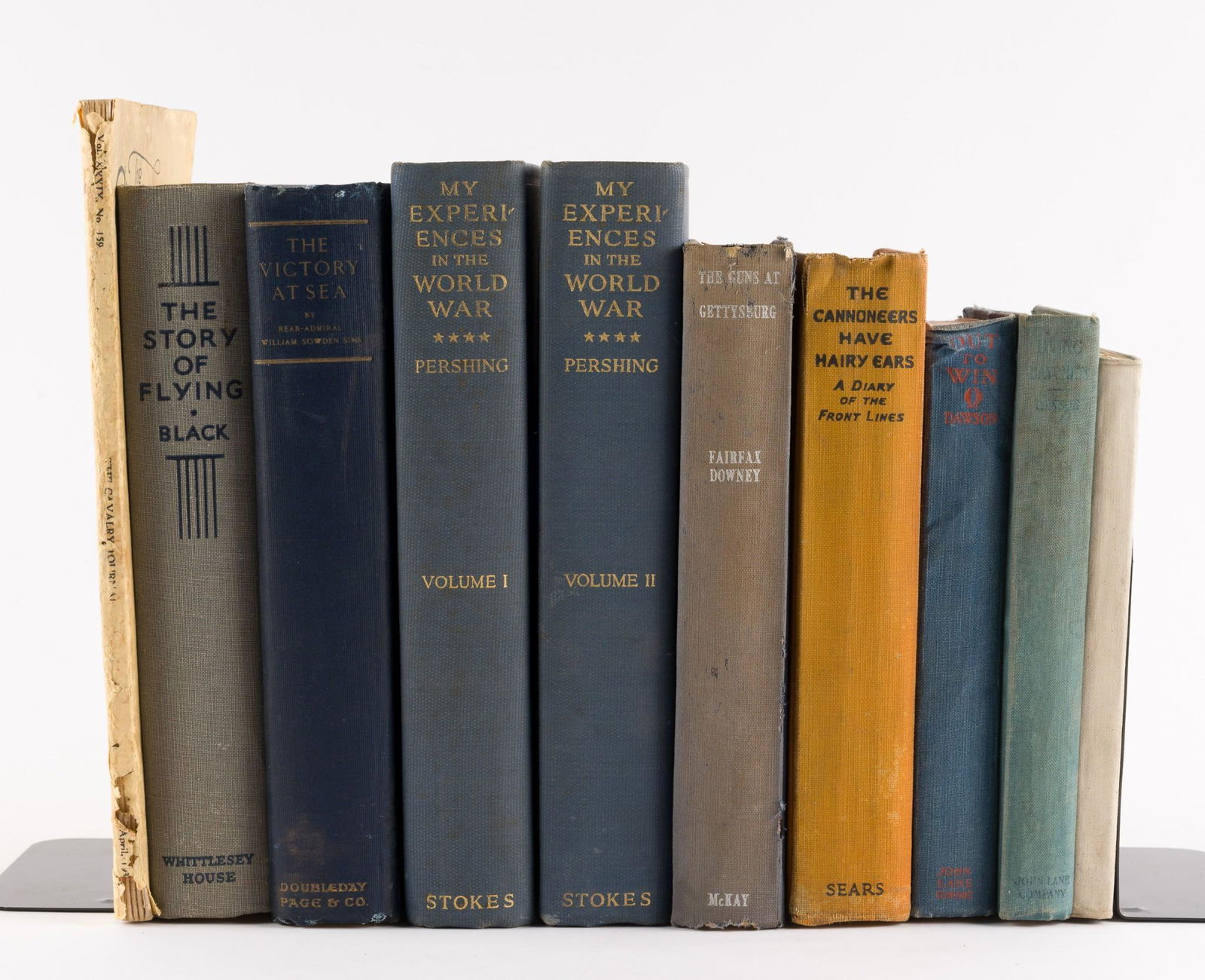 9 Assorted Militaria Books Incl. Pershing and WWI (1 of 8)