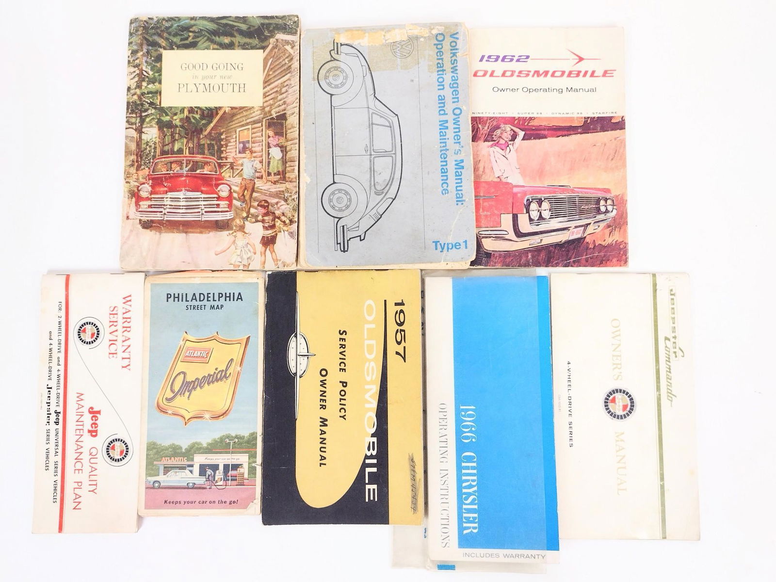 8 Pcs Automotive Manuals And Map (1 of 6)
