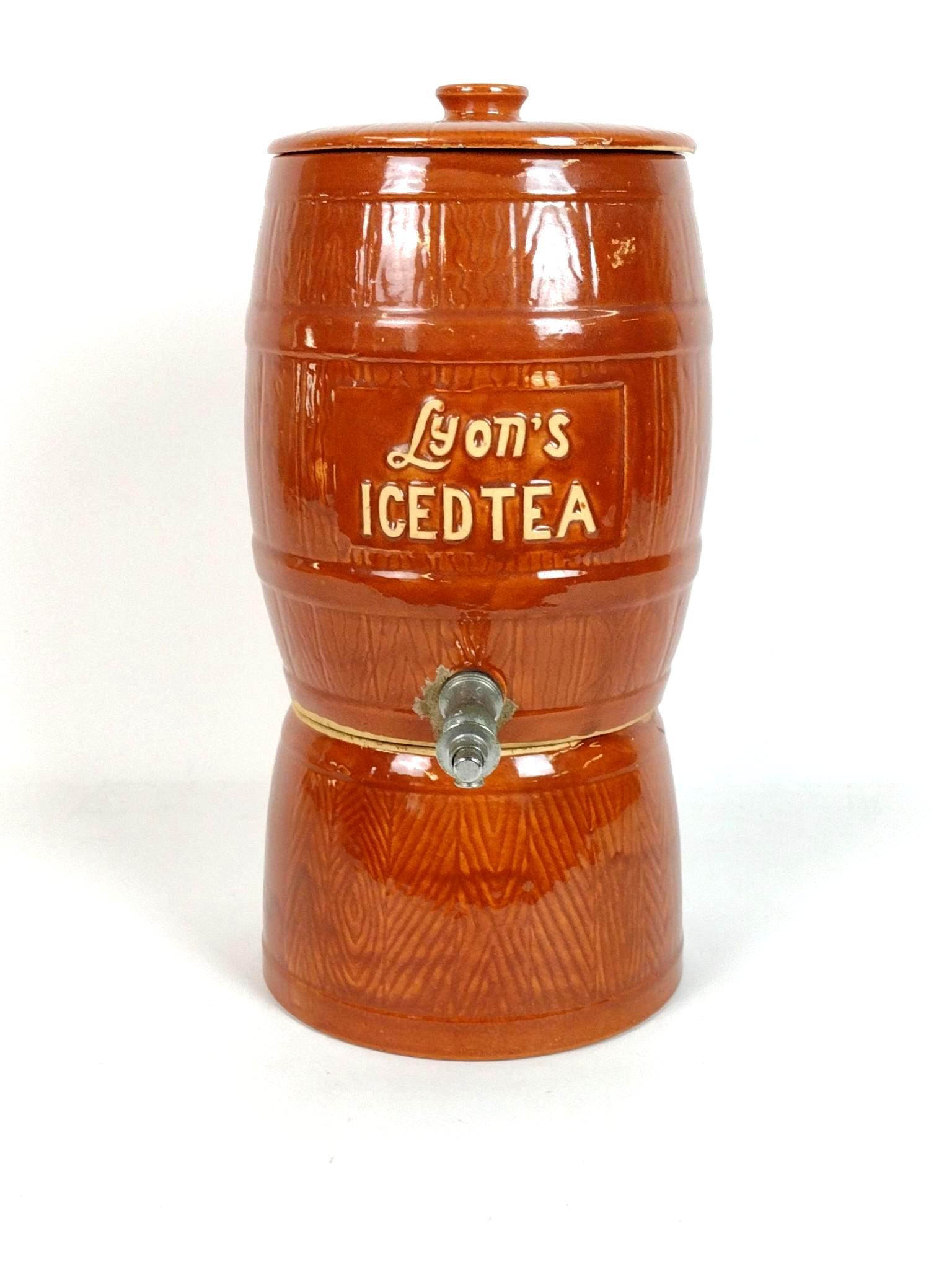 Lyon's Ceramic Ice Tea Cooler (1 of 4)