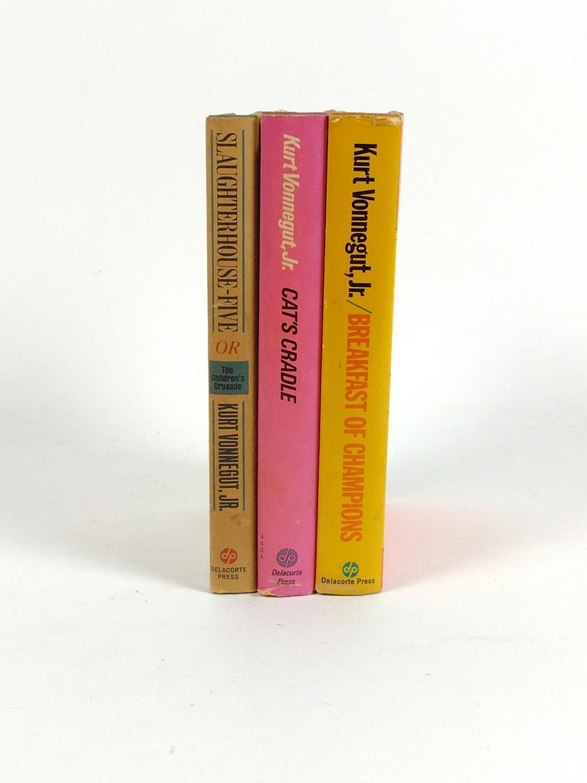 3 Kurt Vonnegut Jr. Books Incl Cat's Cradle (1 of 7)