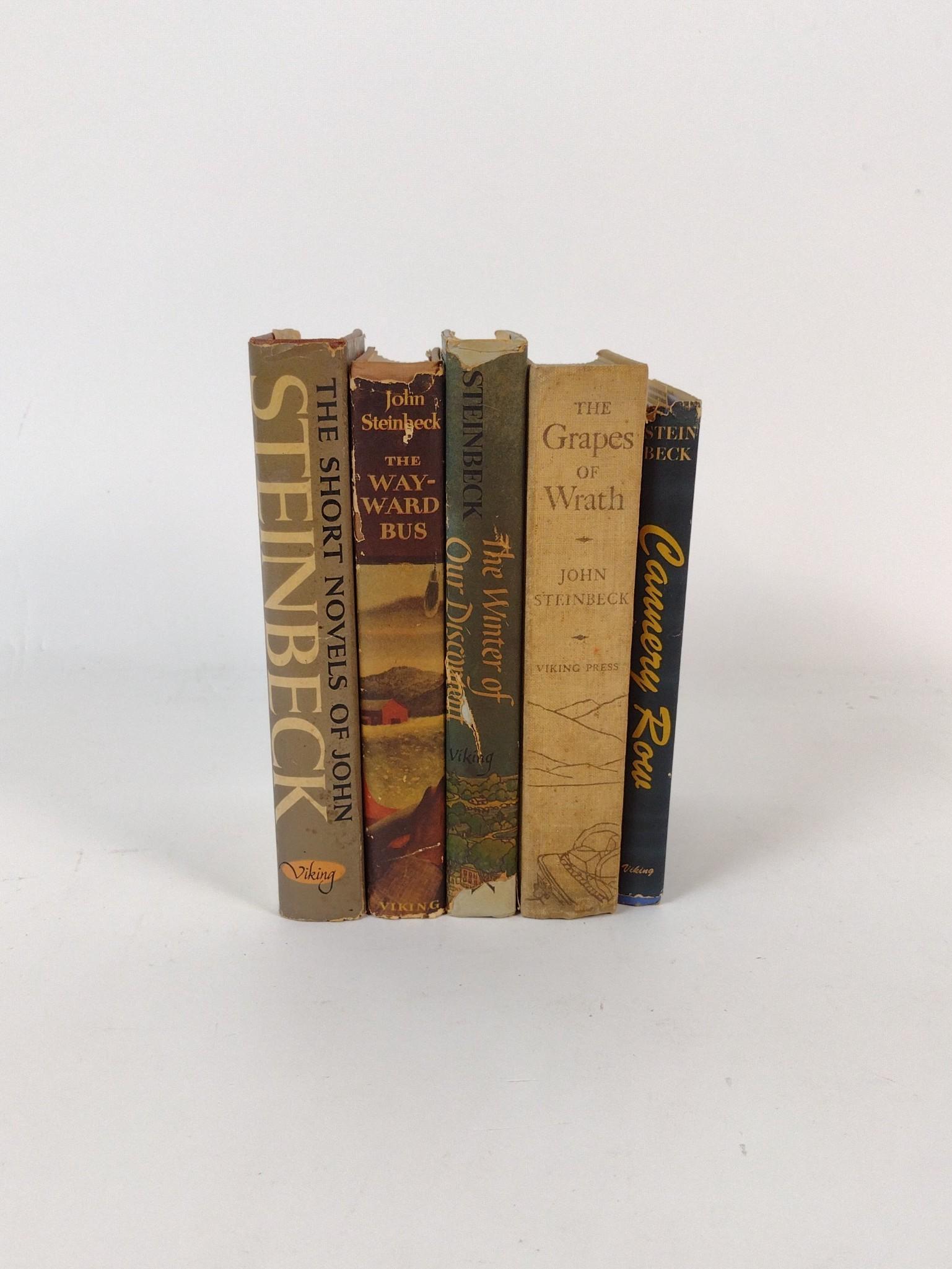 5 John Steinbeck Books Incl 1st Edition (1 of 12)