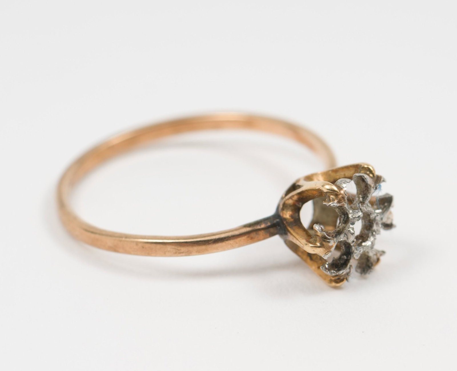 14K Yellow Gold Ring Setting (1 of 3)