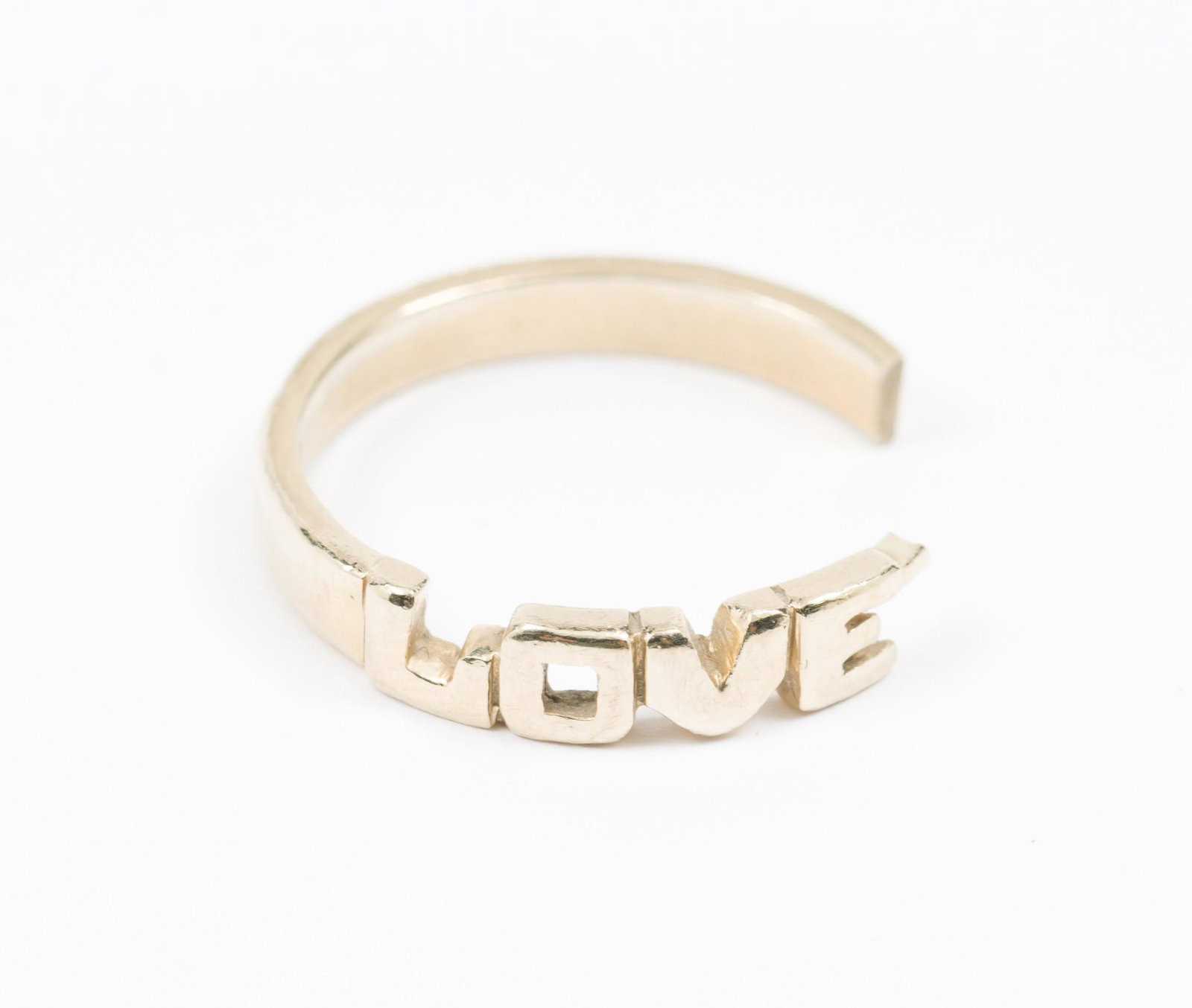 18K Yellow Gold "Love" Ring (1 of 4)