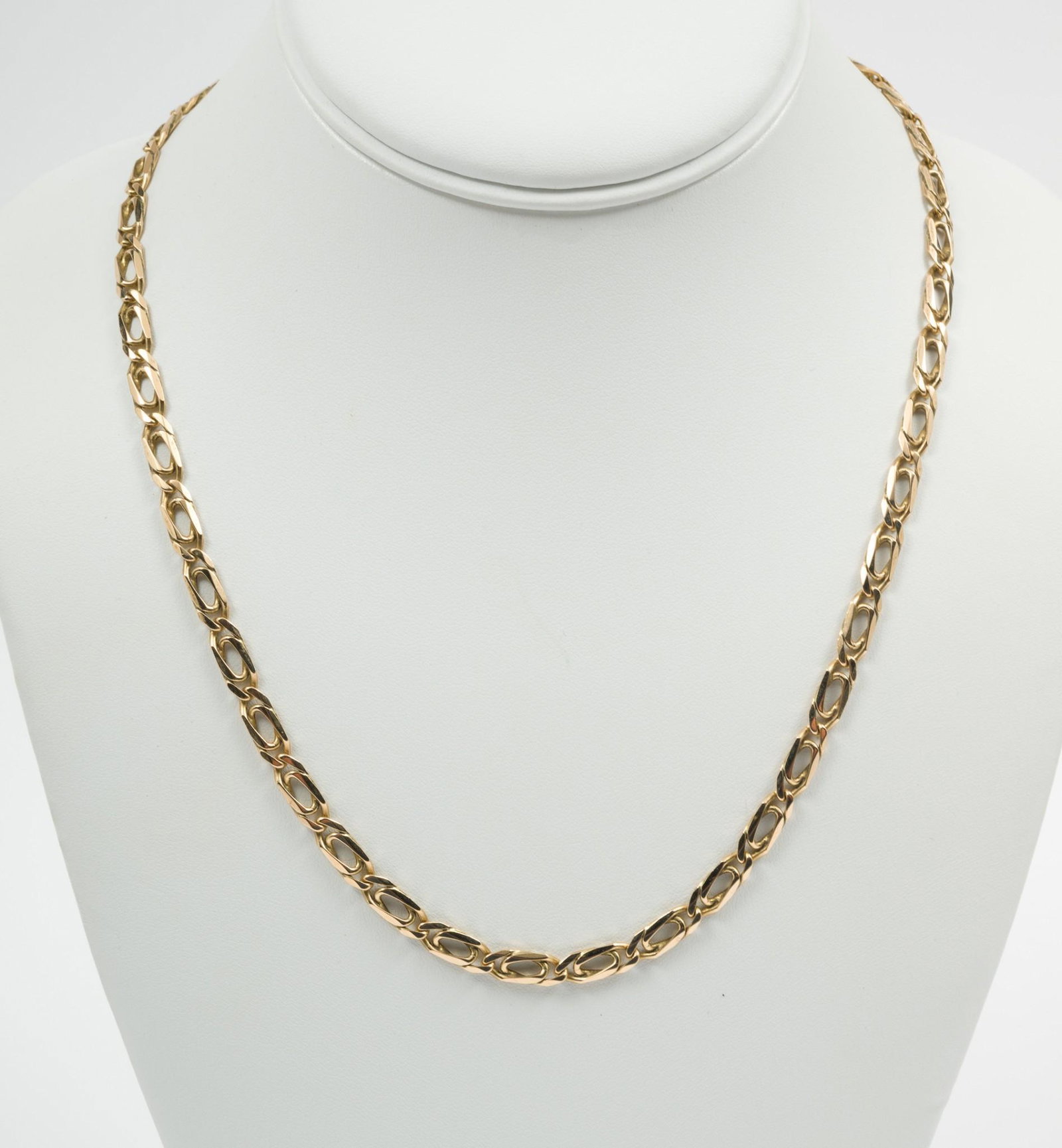 Amoro 14K Gold Double Curb Chain Necklace (1 of 4)