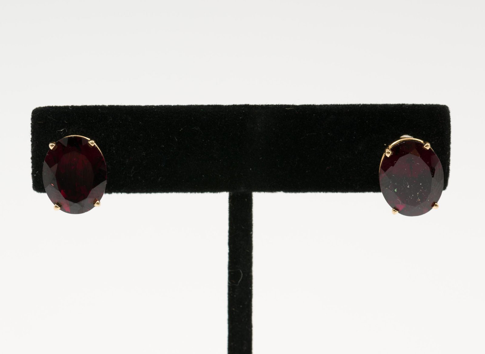 14K Gold & Garnet Earrings (1 of 2)