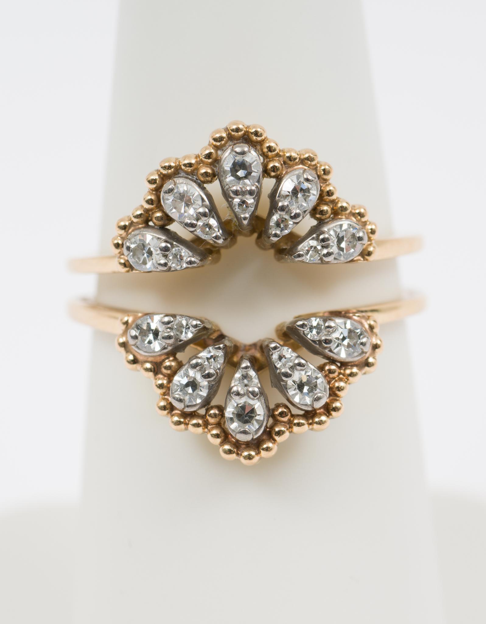18K Gold Jabel Diamond Ring Jacket (1 of 4)