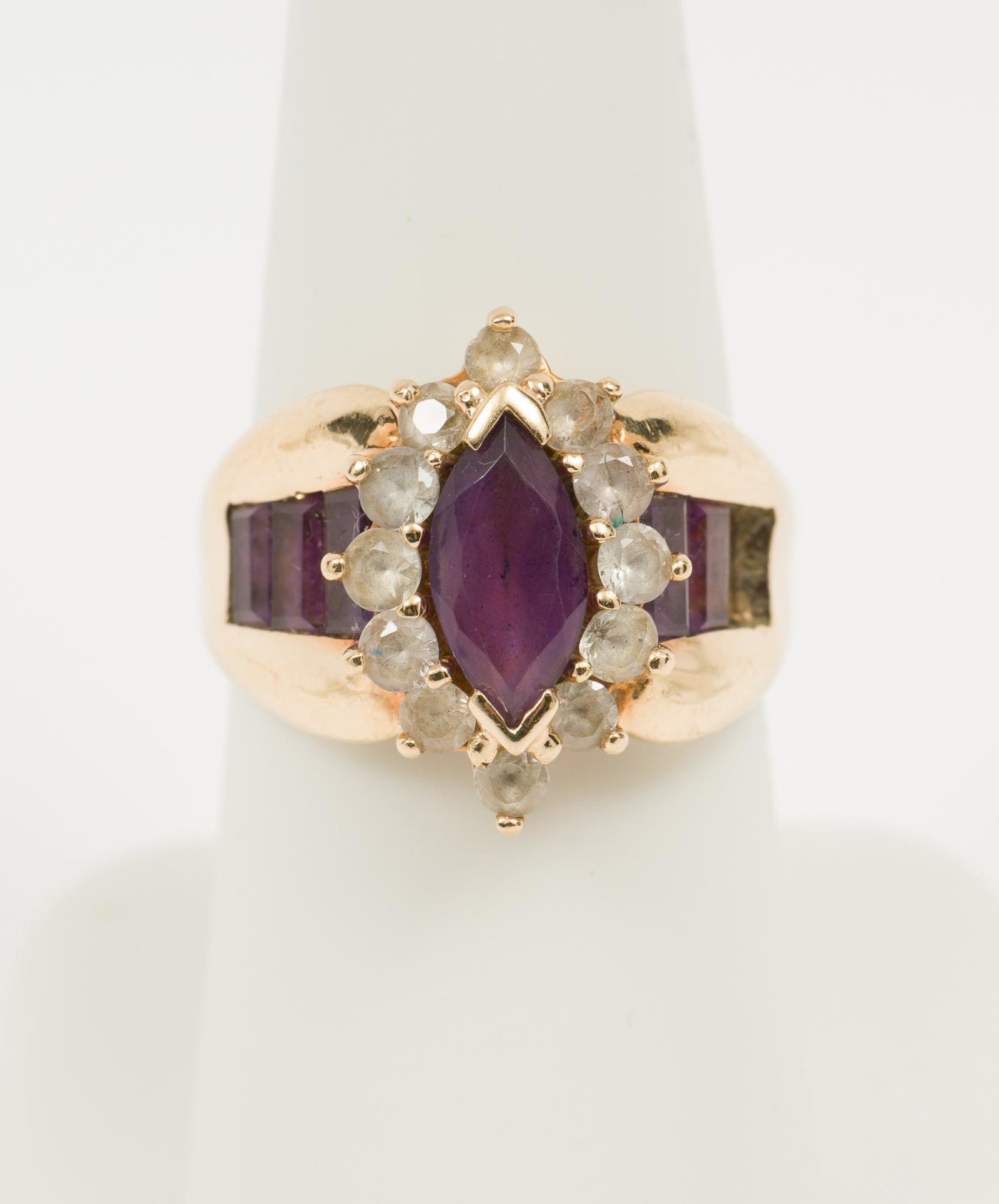 10K Gold Amethyst Ring (1 of 4)