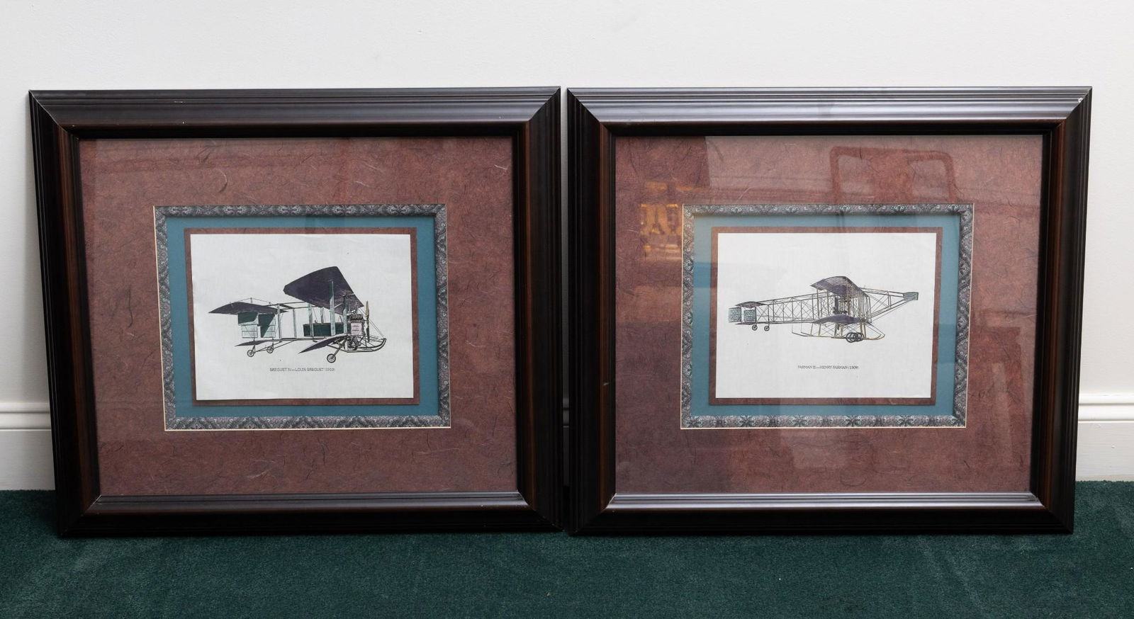 2 Airplane Prints incl Farman III-Henry Farman (1 of 3)