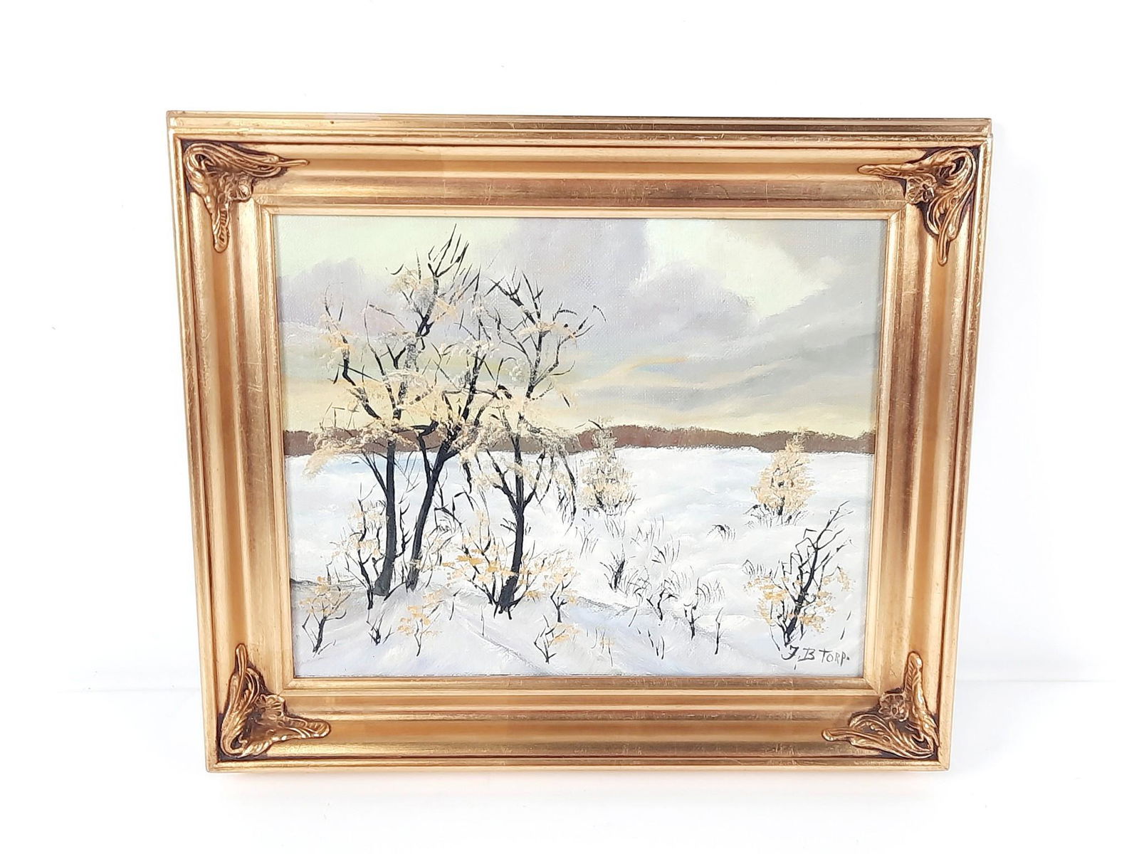J. B. Torp Winter Landscape Painting (1 of 3)