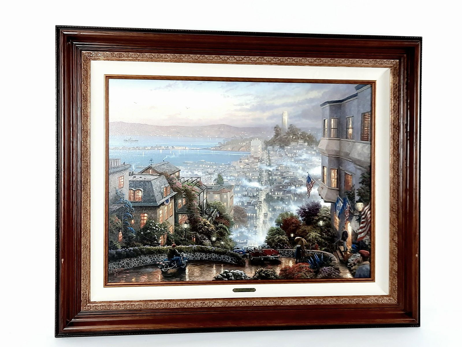 Thomas Kinkade "San Francisco, Lombard Street" Ltd Ed Print on Canvas (1 of 5)