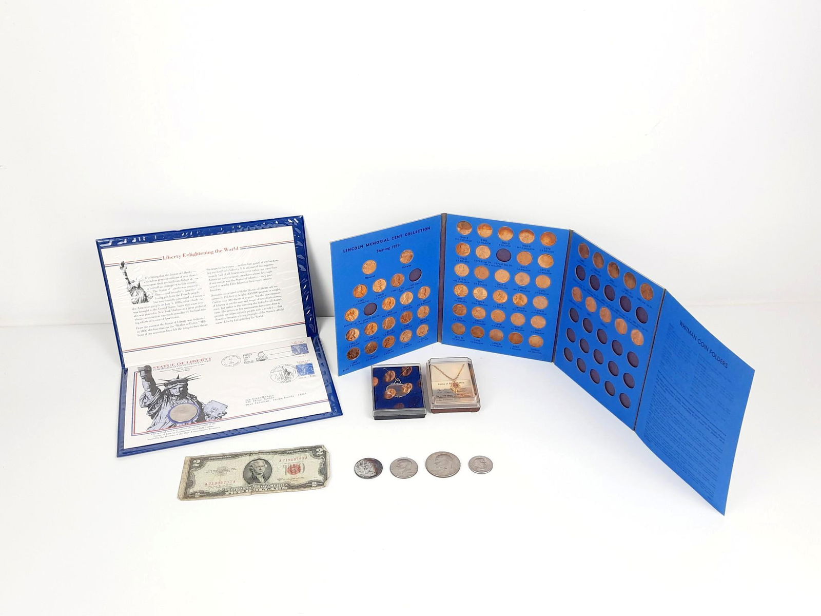 9 Pcs Currency and Jewelry (1 of 6)