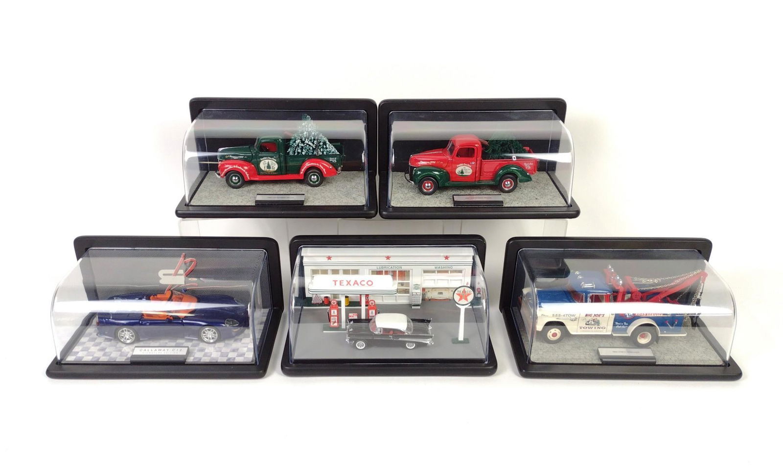 5 Franklin Mint Trucks in Display Cases (1 of 3)