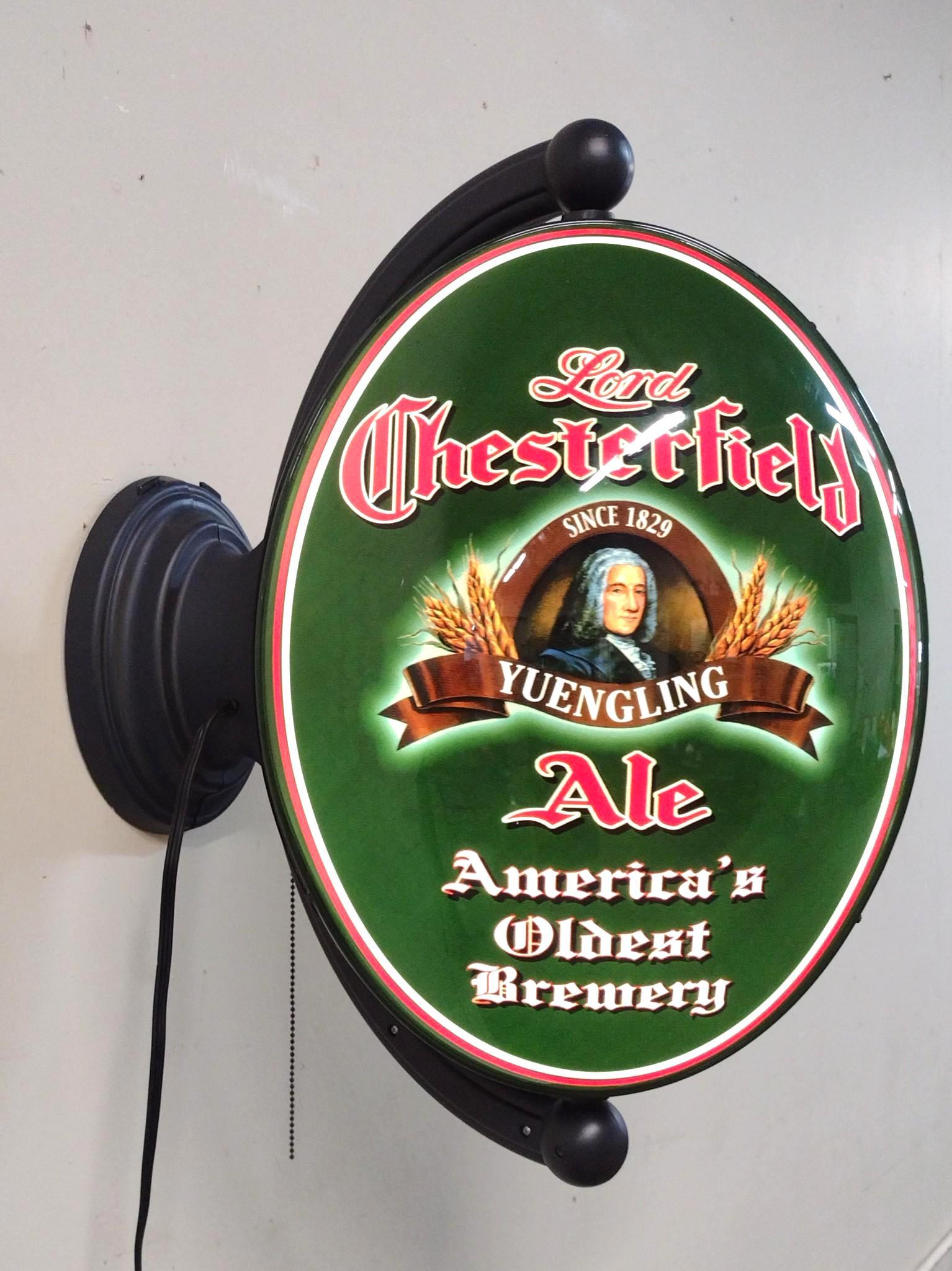 Yuengling Lord Chesterfield Ale Rotating Bar Light (1 of 5)