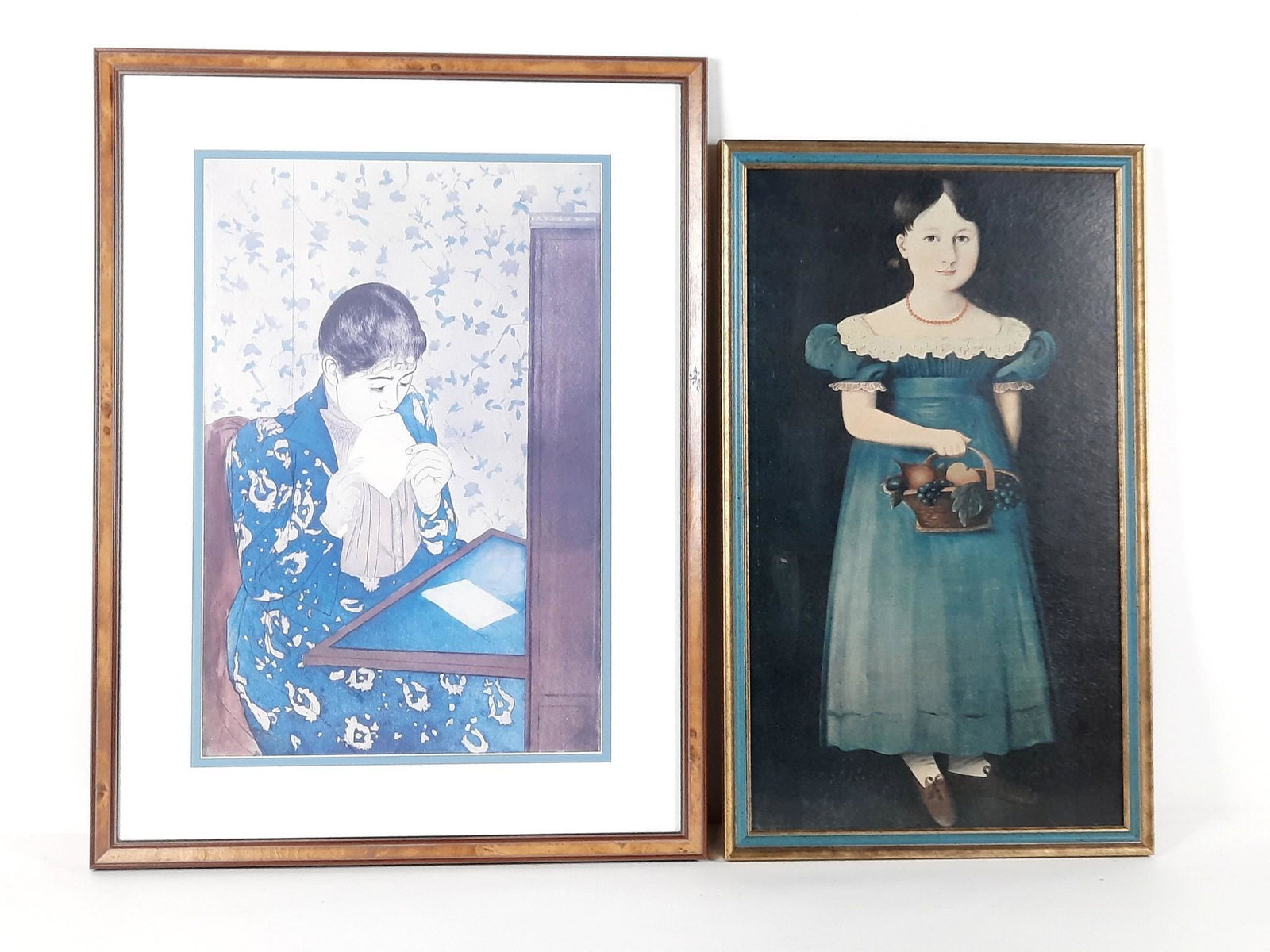 2 Vintage Prints incl Cassatt The Letter (1 of 3)
