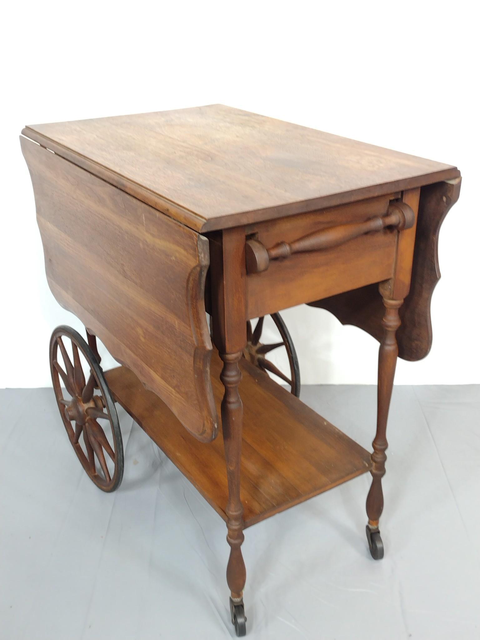 Drop Leaf Tea Cart (1 of 8)