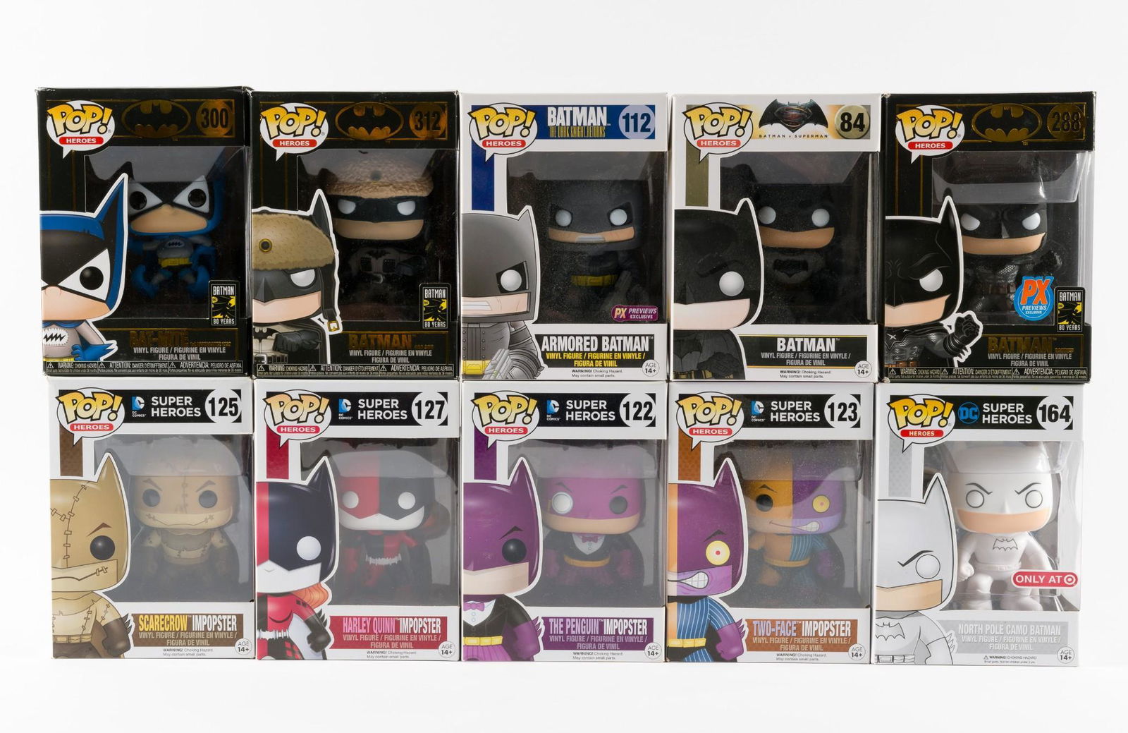 10 Batman Funko Pops In OB (1 of 6)