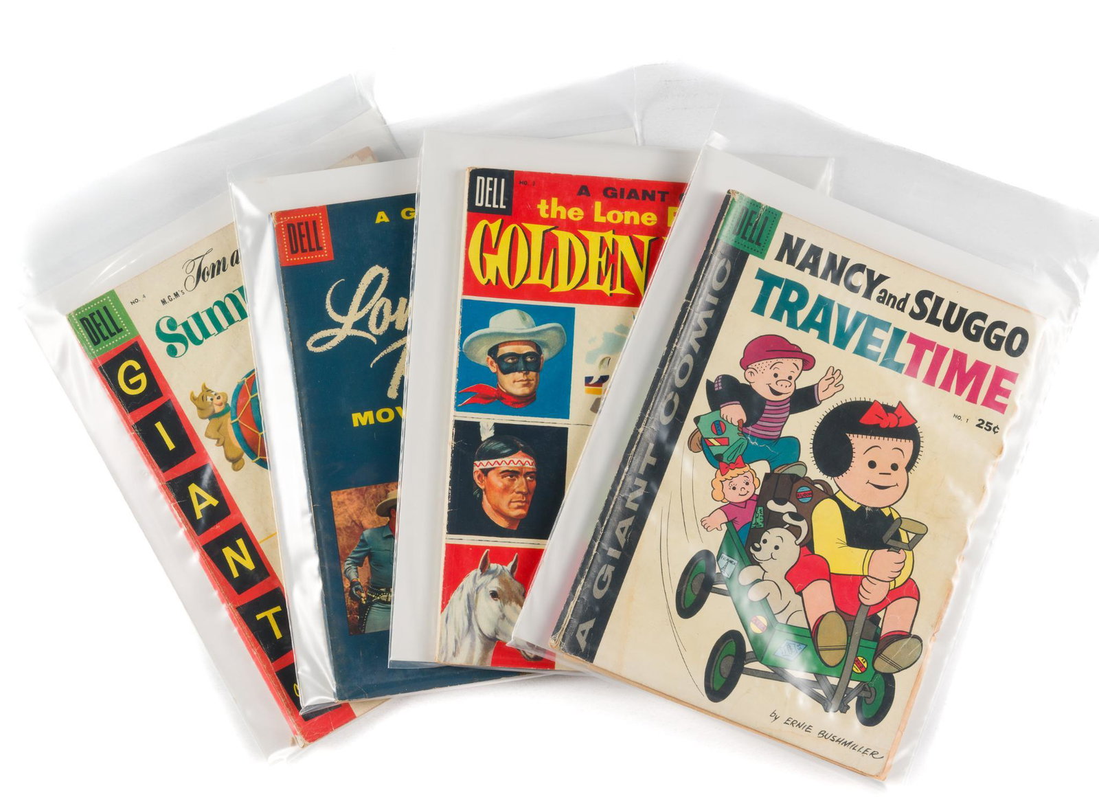 4 Dell Giant Comics (1 of 3)