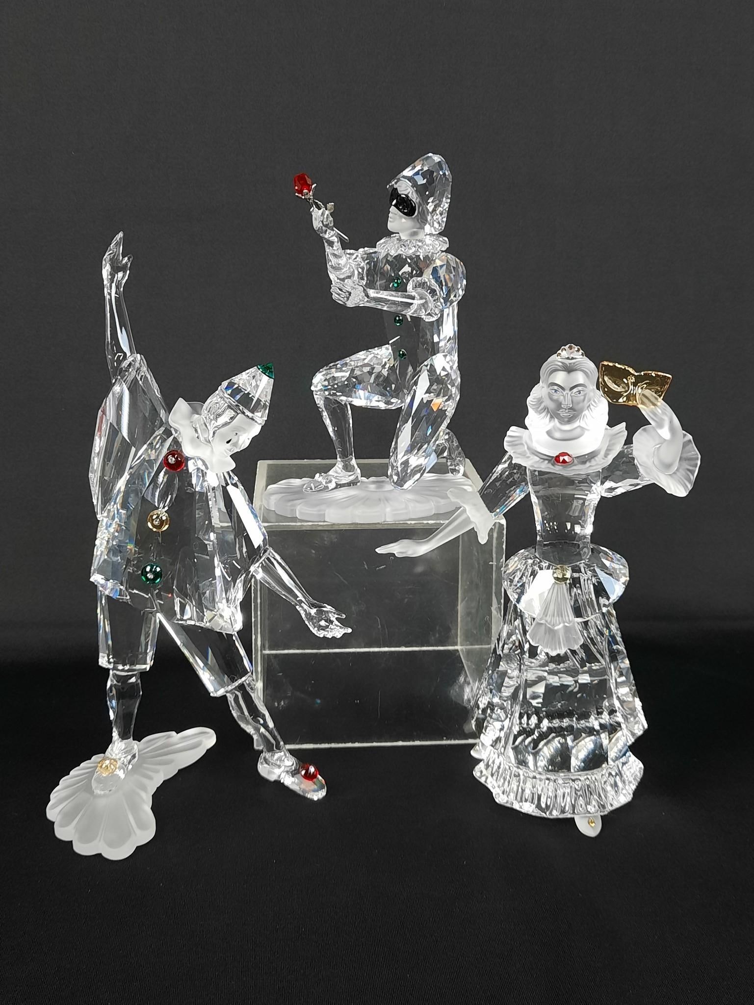 3 Swarovski Masquerade Figurines (1 of 5)