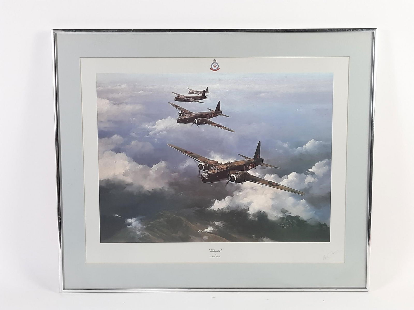 Robert Taylor "Wellington" Print Pilot Signed (1 of 3)