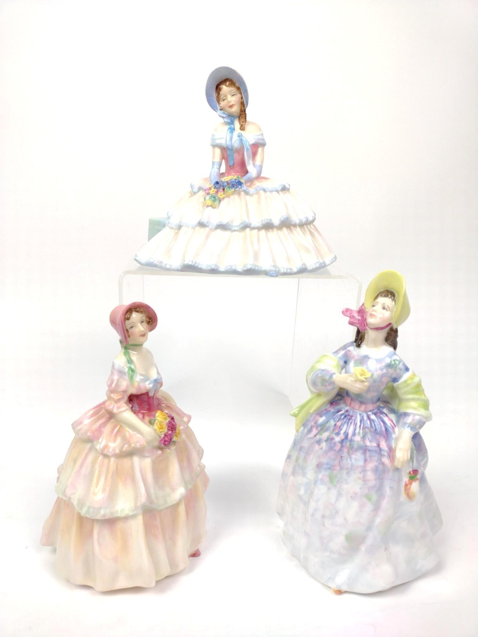 3 Royal Doulton Figurines Incl. Clare, Irene & Day Dreams (1 of 7)