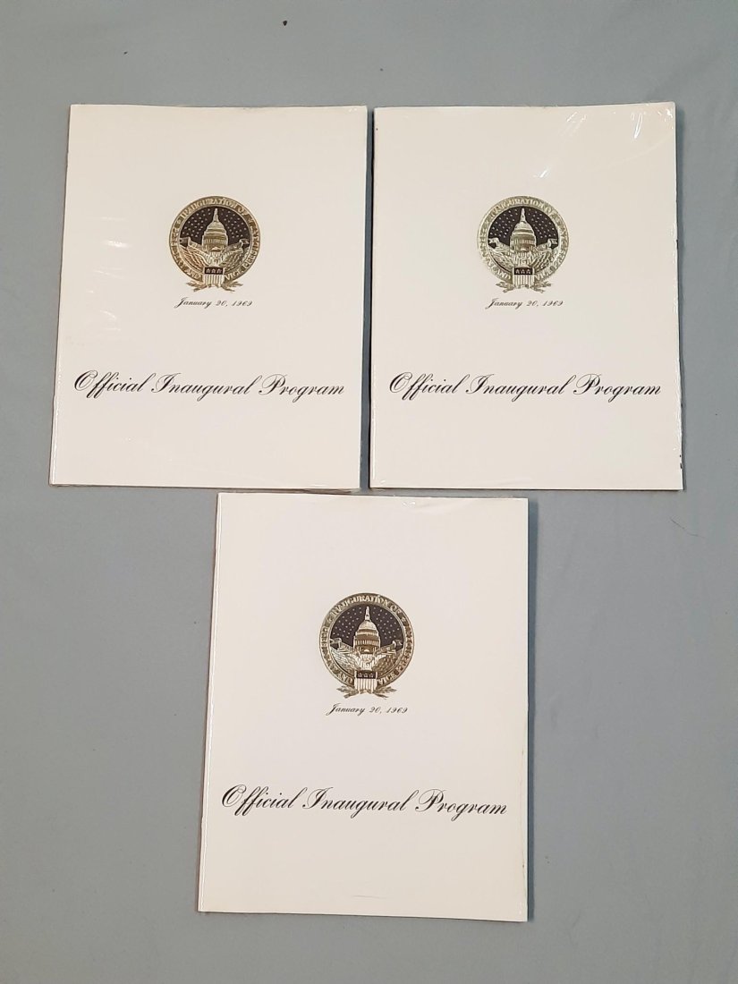 3 - 1969 Richard Nixon Official Inaugural Programs (1 of 2)
