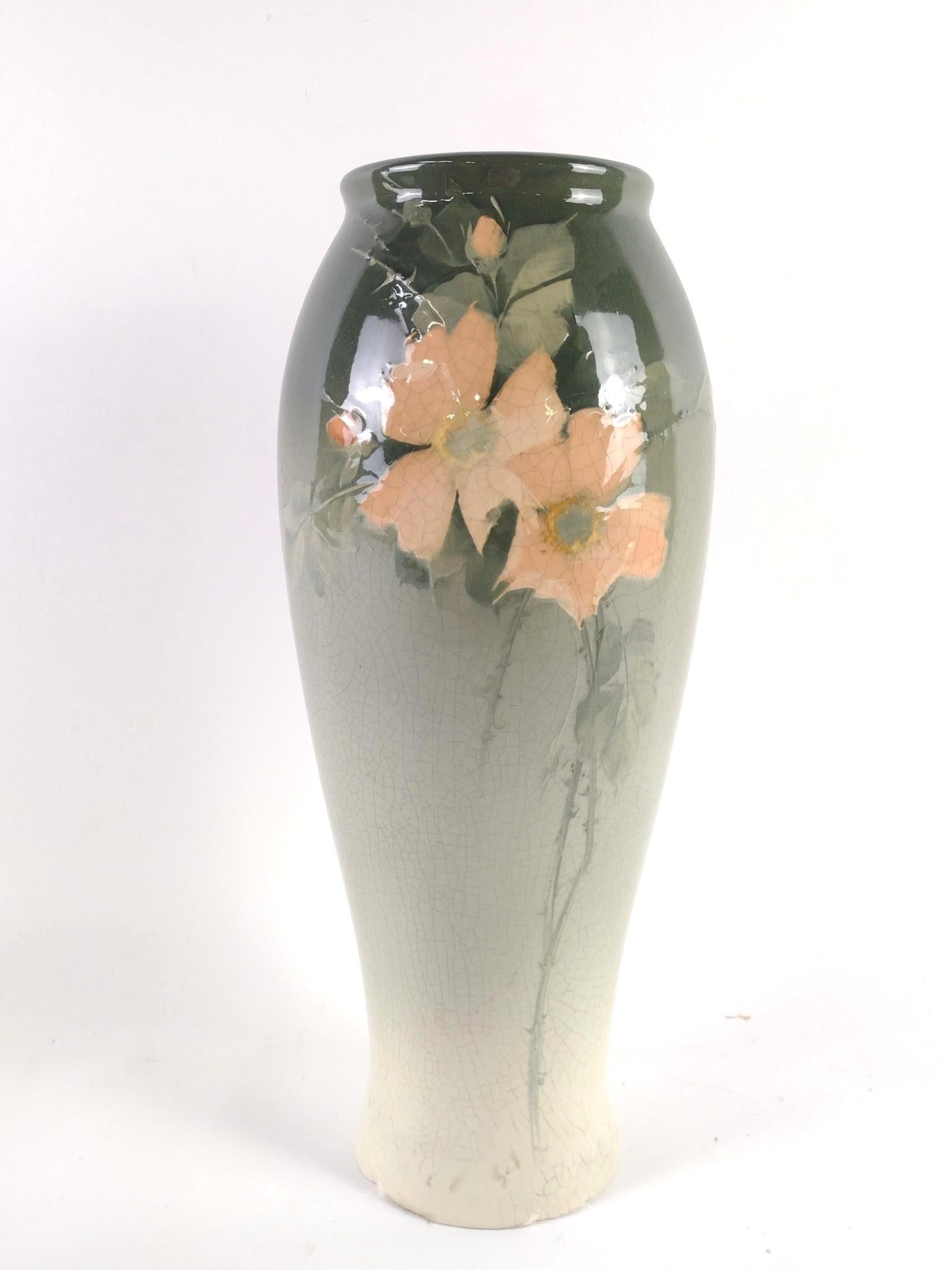 Weller Art Pottery Vase Signed Mae Timberlake (1 of 5)